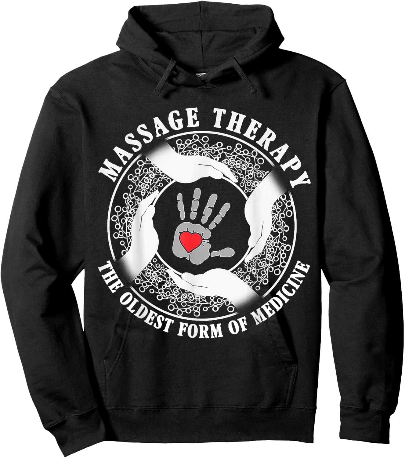 Massage Therapy Oldest Form of Medicine Funny Gift Hoodie - Hoodie | Black