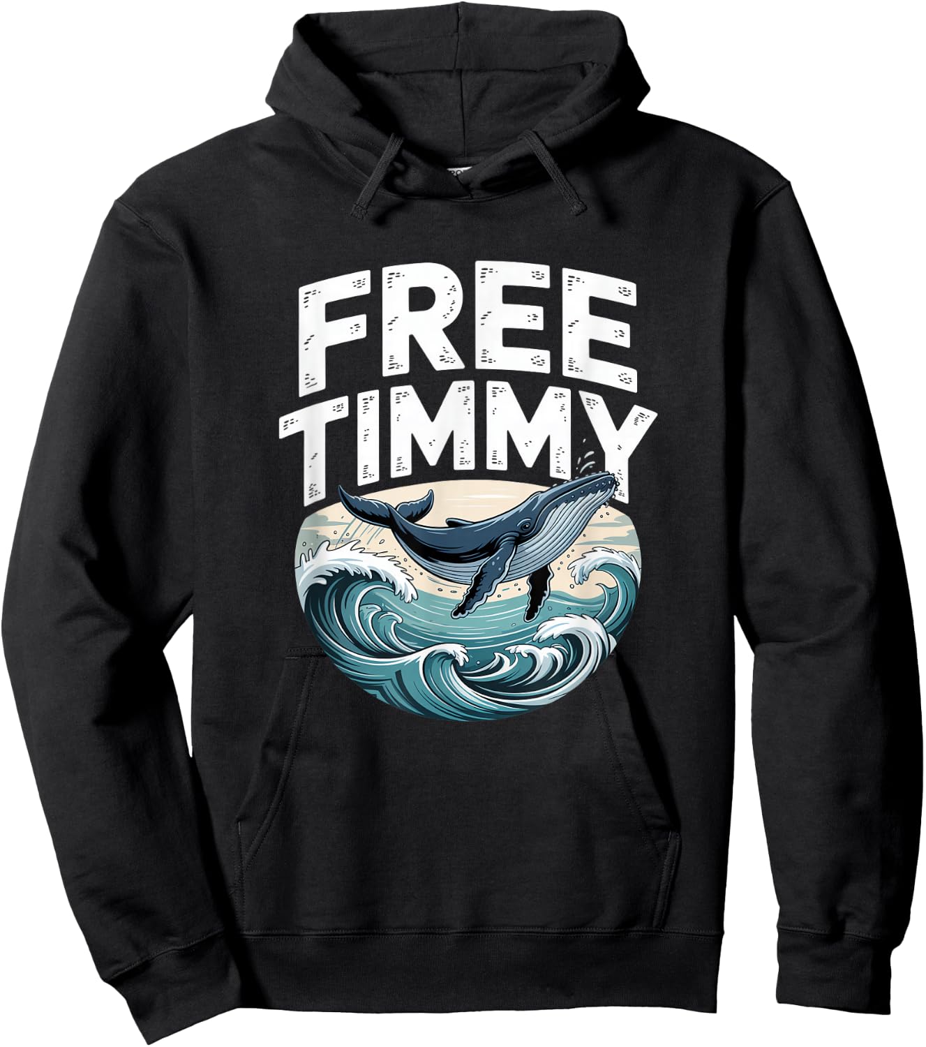 Buckelwal Timmy Walrettung Wismar Timmendorfer Strand Ostsee Hoodie - Hoodie | Black