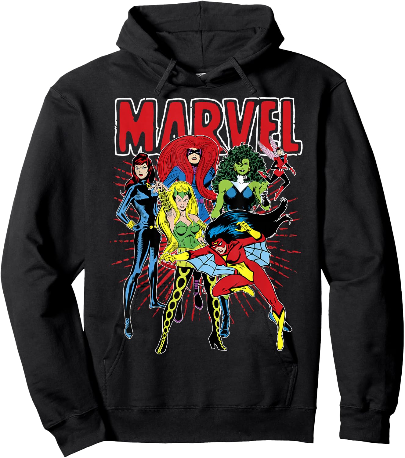 Marvel Women Group Shot Hoodie - Hoodie | Black