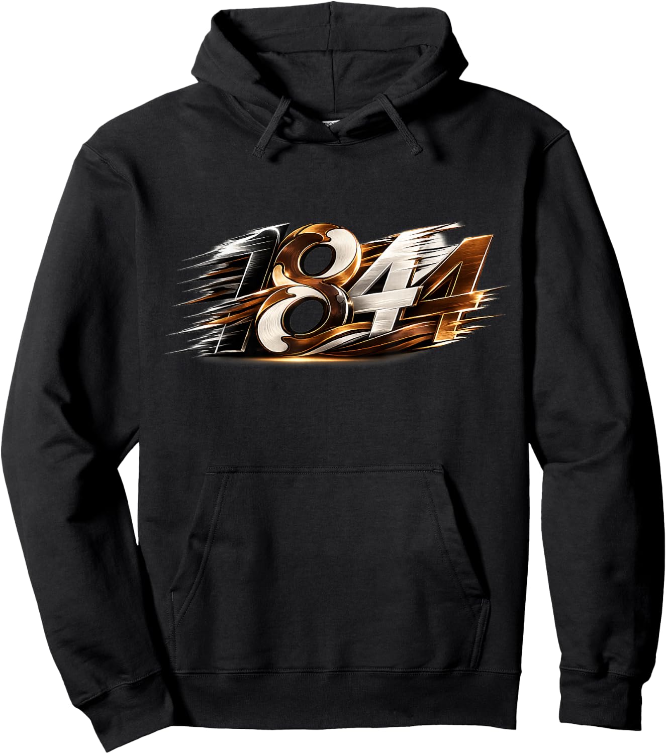 1844 - Race Hoodie - Hoodie | Black