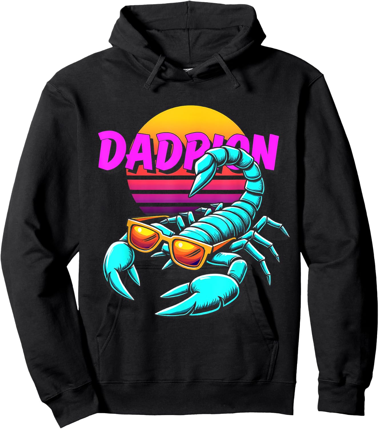 Dadpion Father's Day Best Dad Skorpion Hoodie - Hoodie | Black