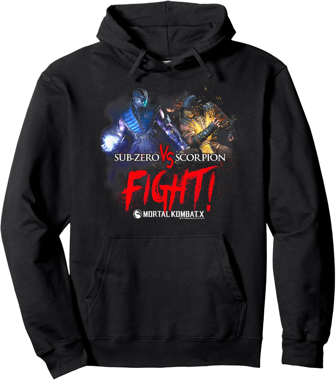 Mortal Kombat X Right Hoodie - Hoodie | Black