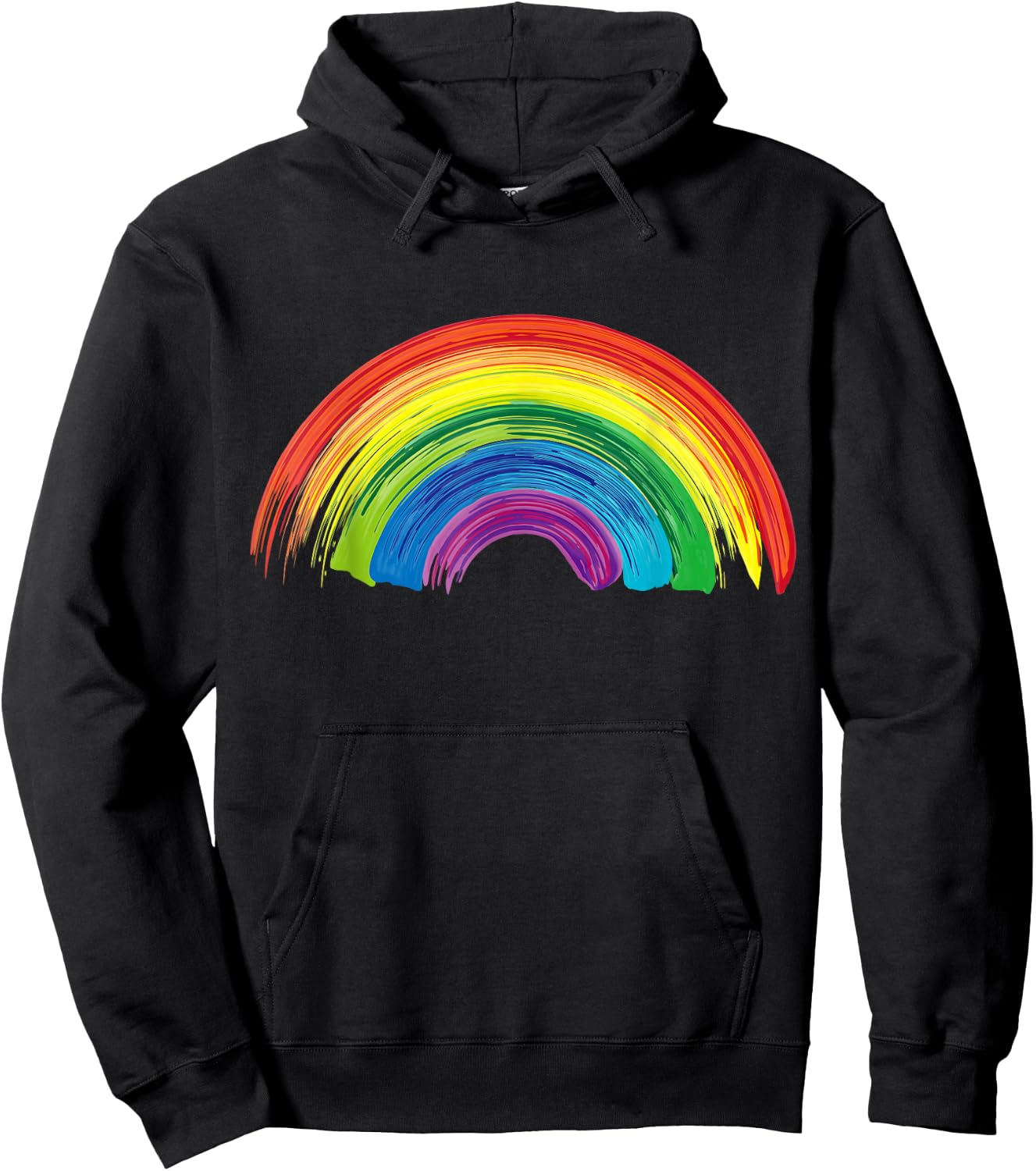 Rainbow Costume Women's Men's Children's Carnival Hoodie - Hoodie | Black