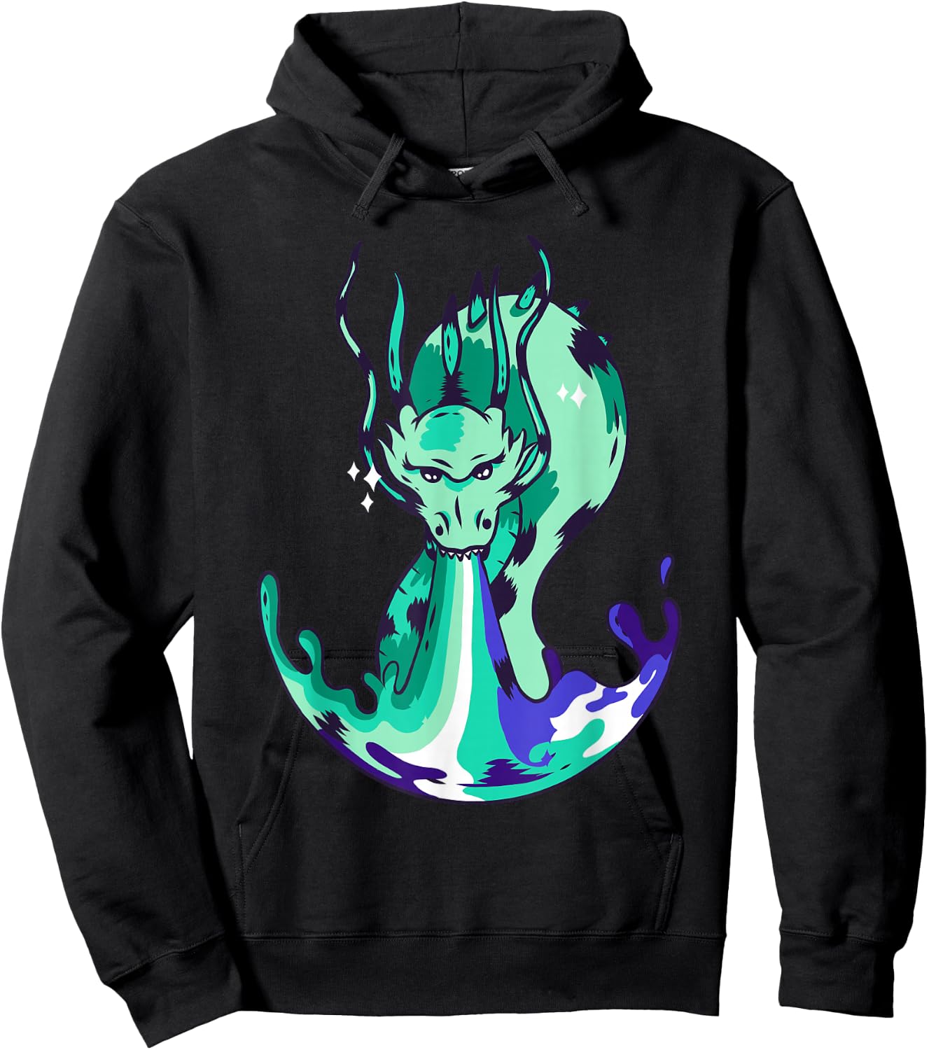 Dragon MLM Pride Gay Male Flag LGBT MLM Flag MLM Hoodie - Hoodie | Black