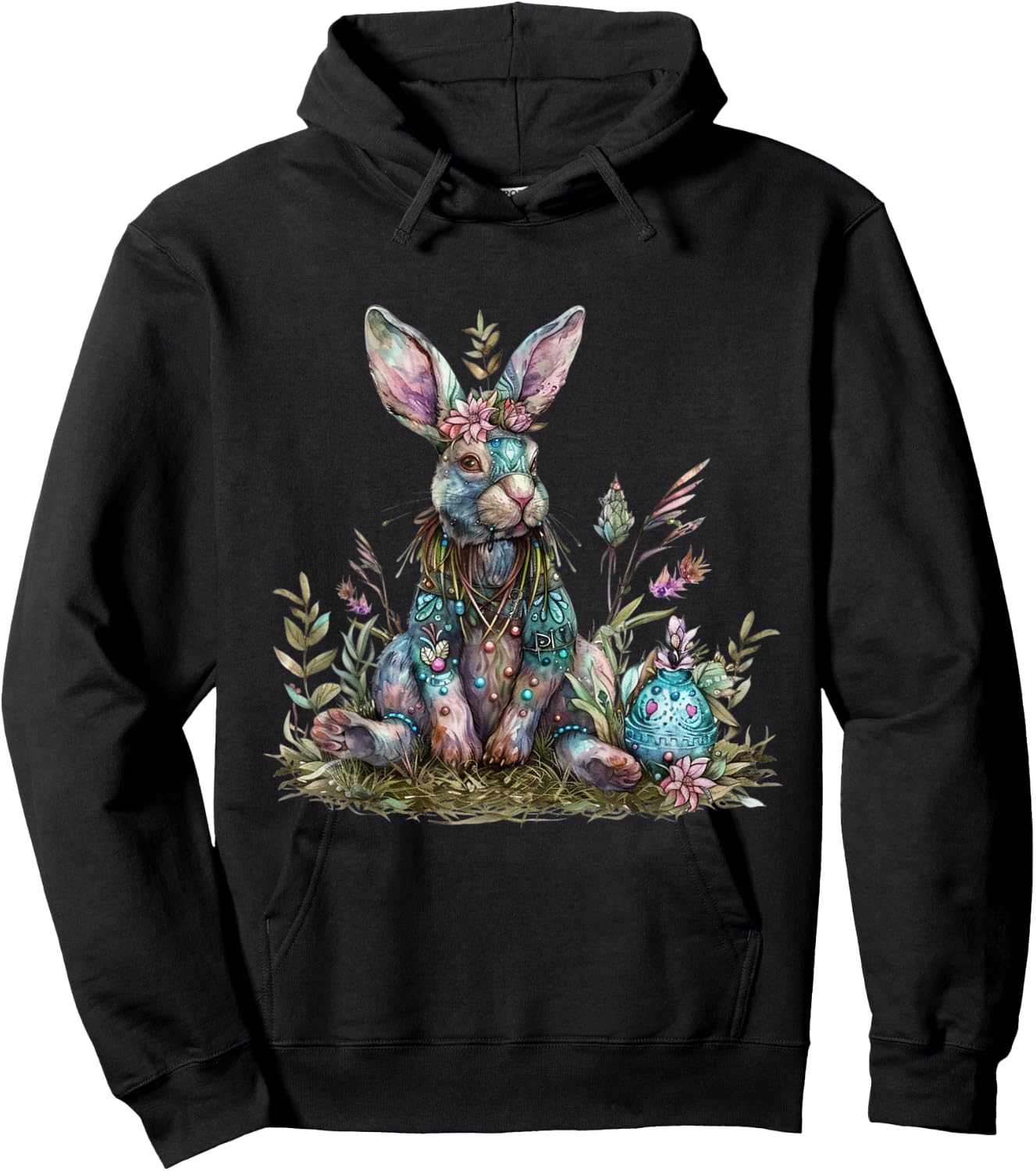 Easter Ostara Eostre Pagan Witchcraft Spring Moon Hoodie - Hoodie | Black