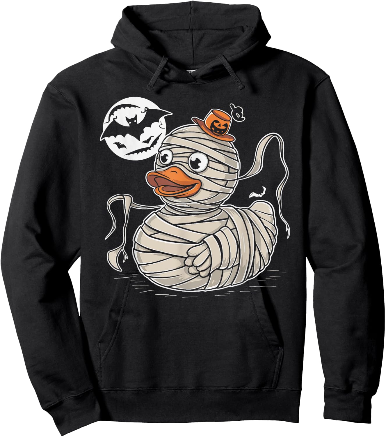 Rubber Duck Mummy Costume Party Rubber Duckie Hoodie - Hoodie | Black