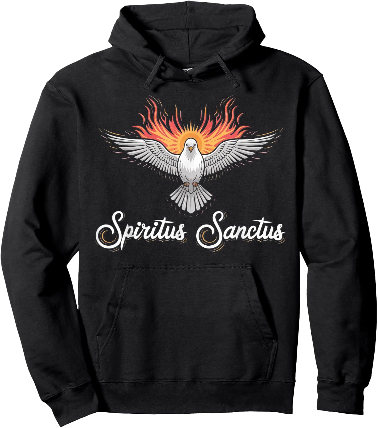 Holy Spirit Confirmation Latin Mass Catholic Hoodie - Hoodie | Black