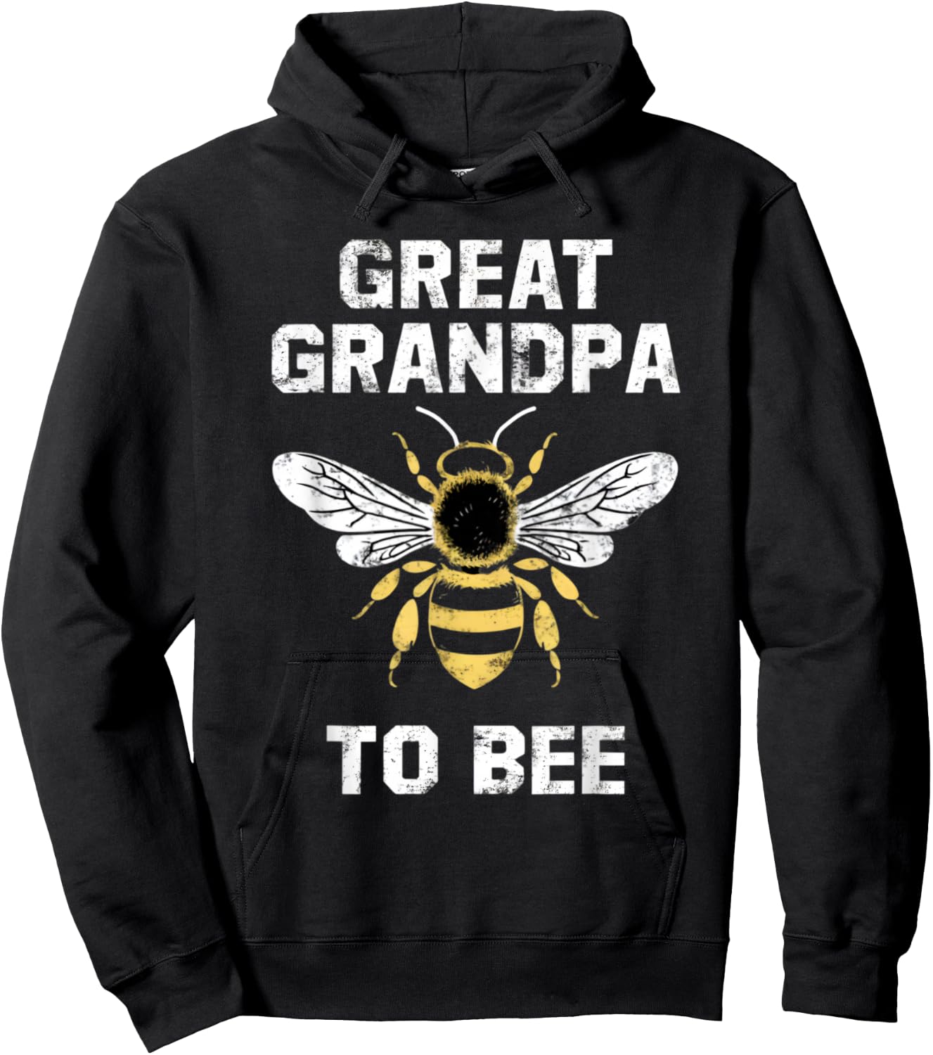 great grandpa to bee Pregnancy Announcement New Grandpa Hoodie - Hoodie | Black