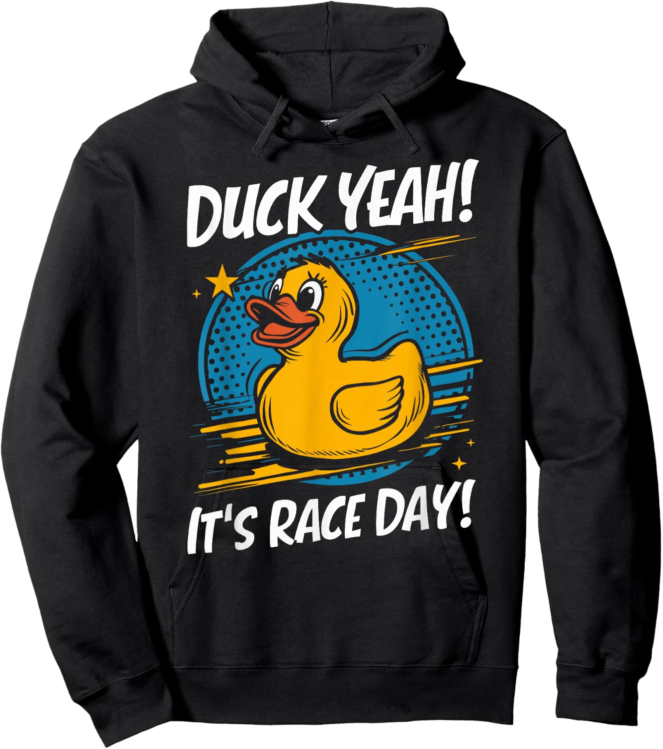 Rubber Duck Racing Team Family Competition Race Hoodie - Hoodie | Black