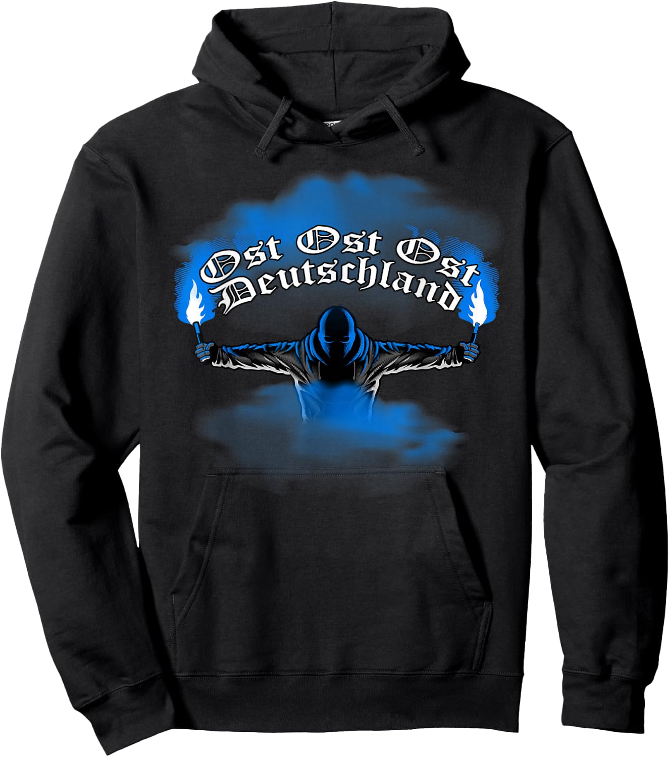 East Germany – Pyrotechnics – Pyro – Bengalo – Blue Hoodie - Hoodie | Black