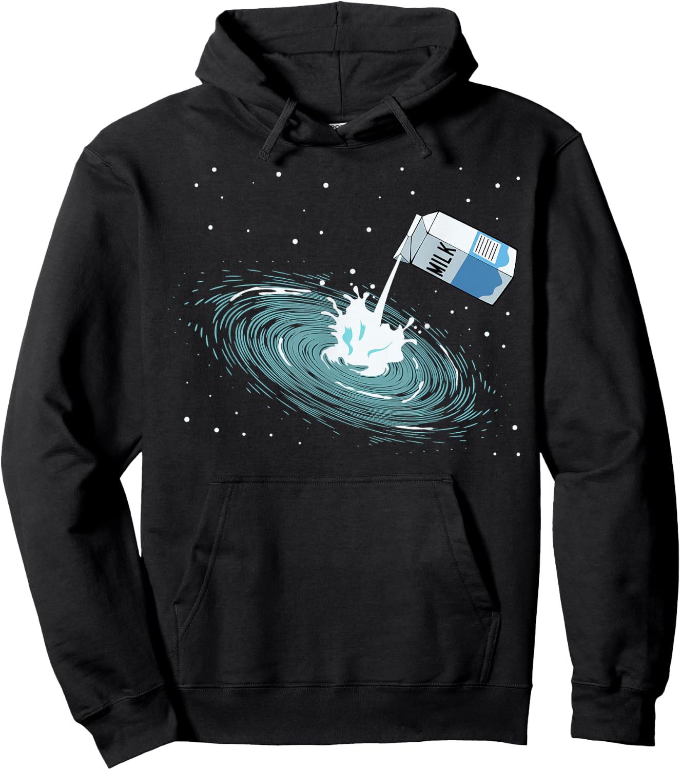 Space Milky Way Galaxy Solar System Astronomy Pun , black Hoodie - Hoodie | Black