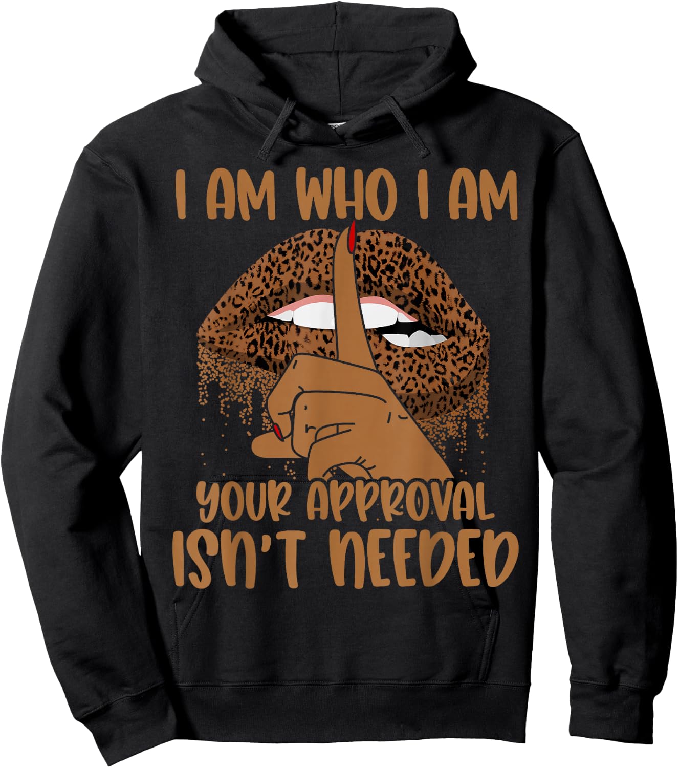 African Black Queen Lips - Black History Month Juneteenth Hoodie - Hoodie | Black