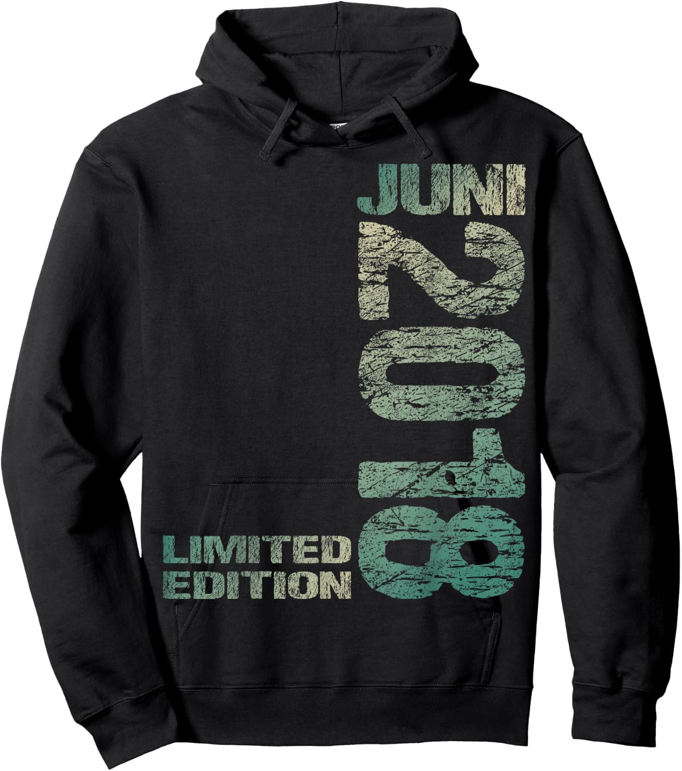 Limited Edition Juni 2018 Junge Mädchen 8. Geburtstag Hoodie - Hoodie | Black
