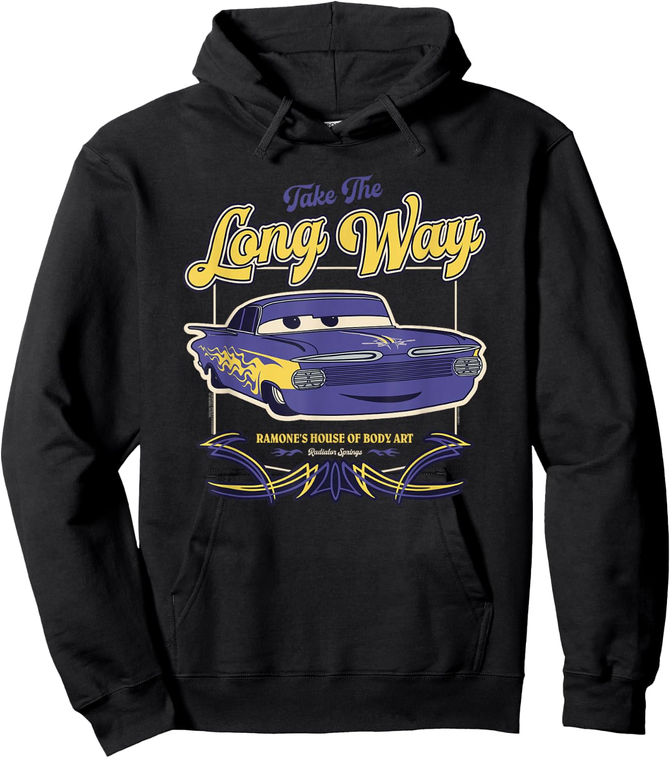 Disney and Pixar’s Cars Ramone’s Body Art Take the Long Way Hoodie - Hoodie | Black