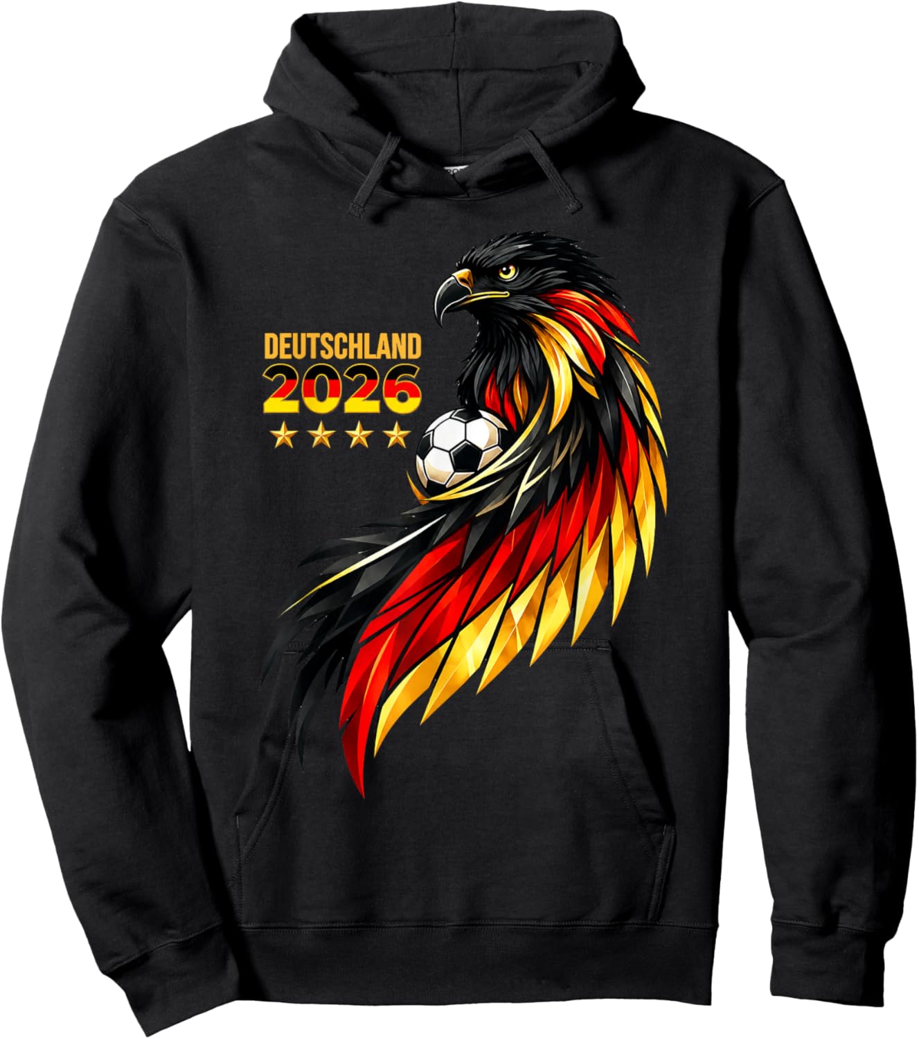 Deutschland 2026 Adler Hoodie - Hoodie | Black
