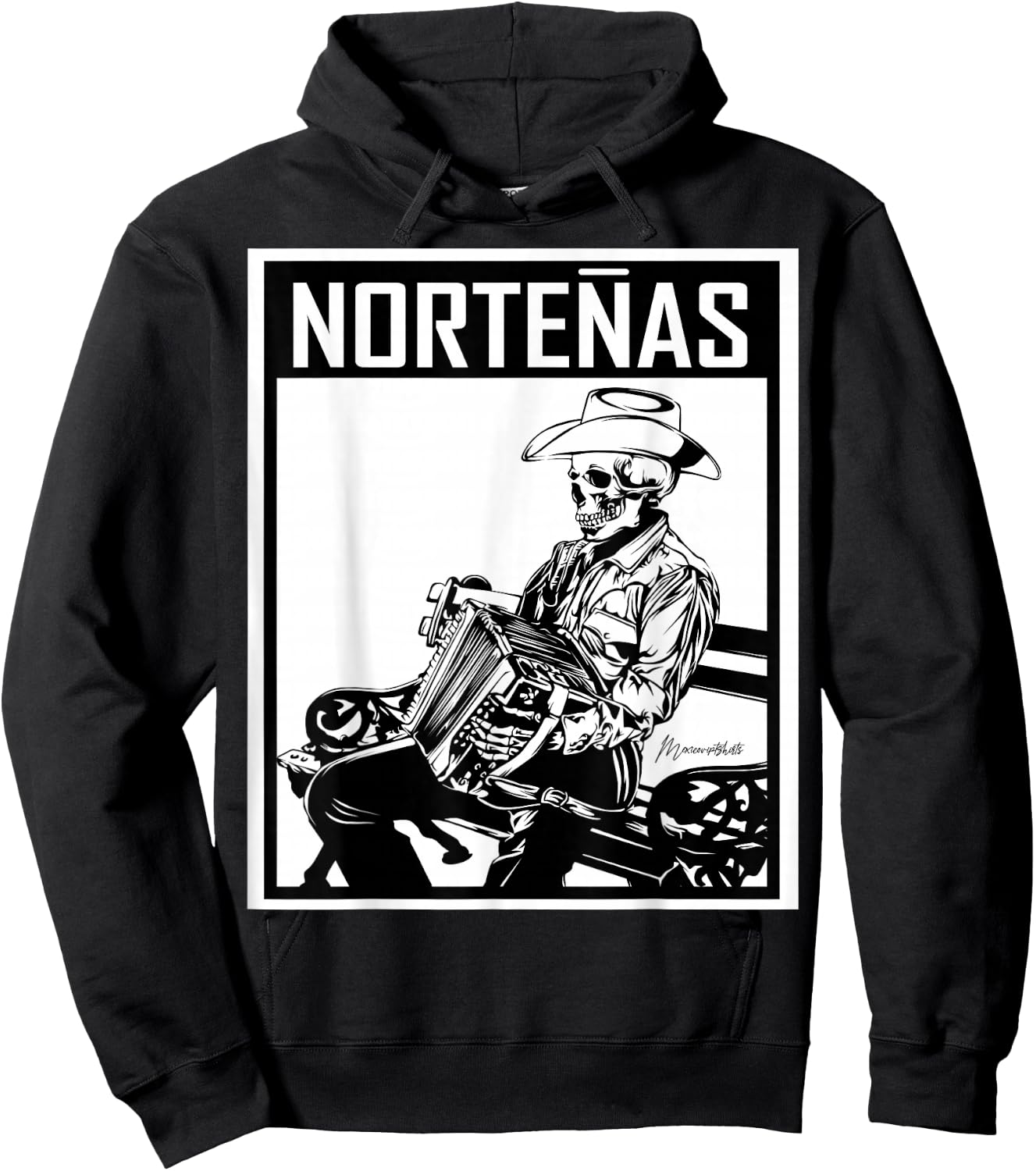 Nortenas Calavera Hoodie - Hoodie | Black