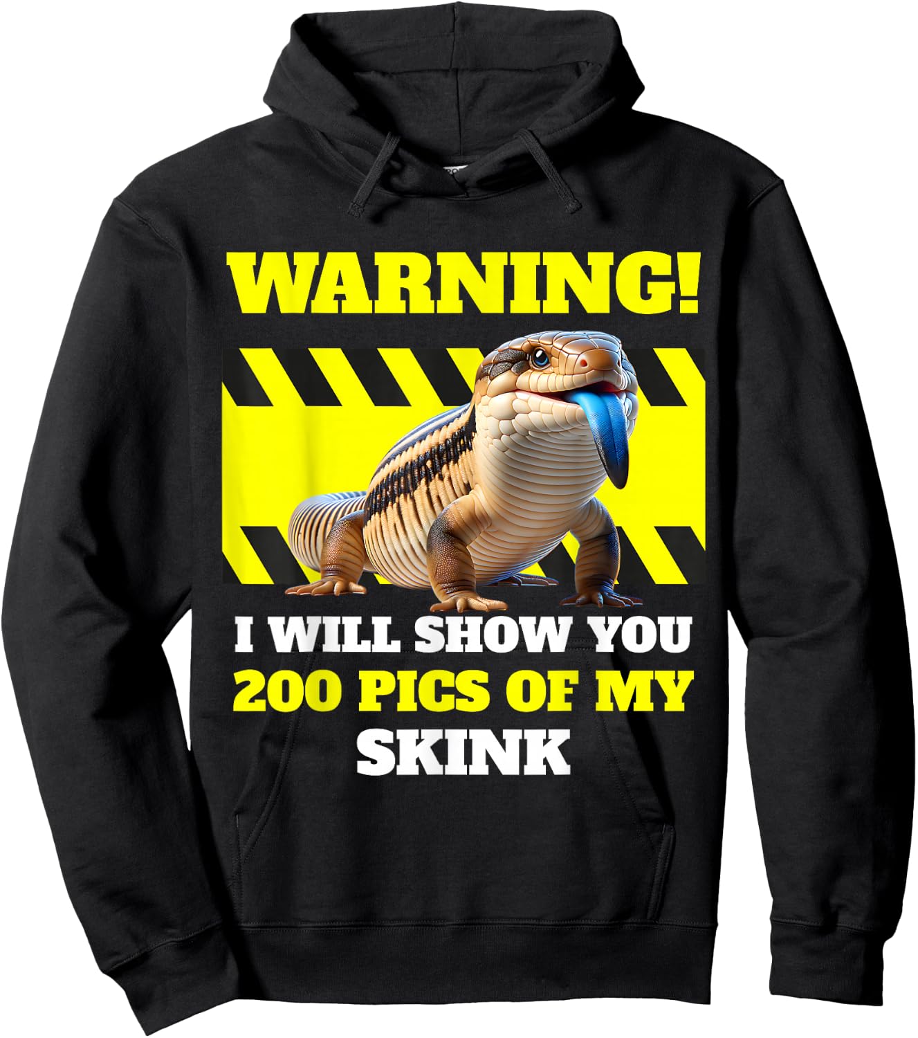 Blue Tongue Skink Owner Hoodie - Hoodie | Black