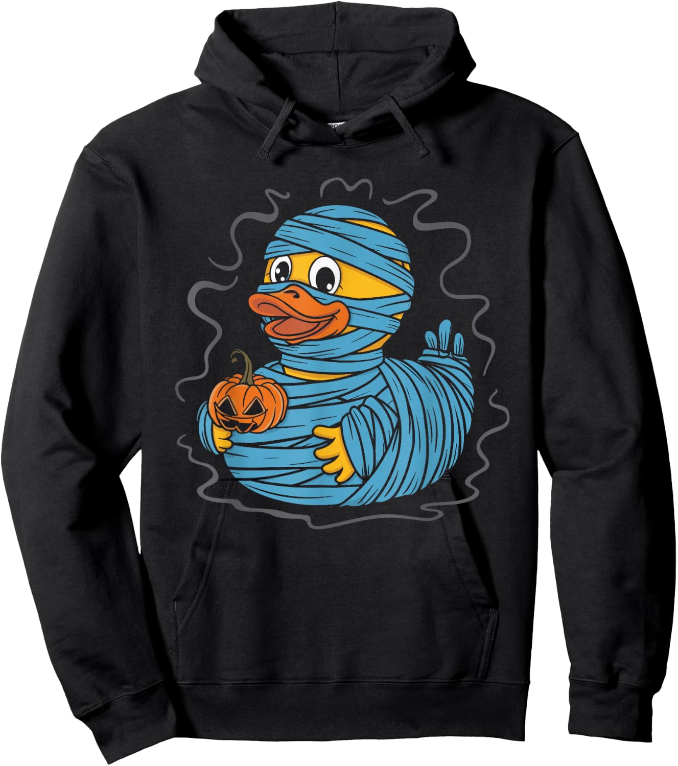 Rubber Duck Mummy Costume Party Rubber Duckie Hoodie - Hoodie | Black