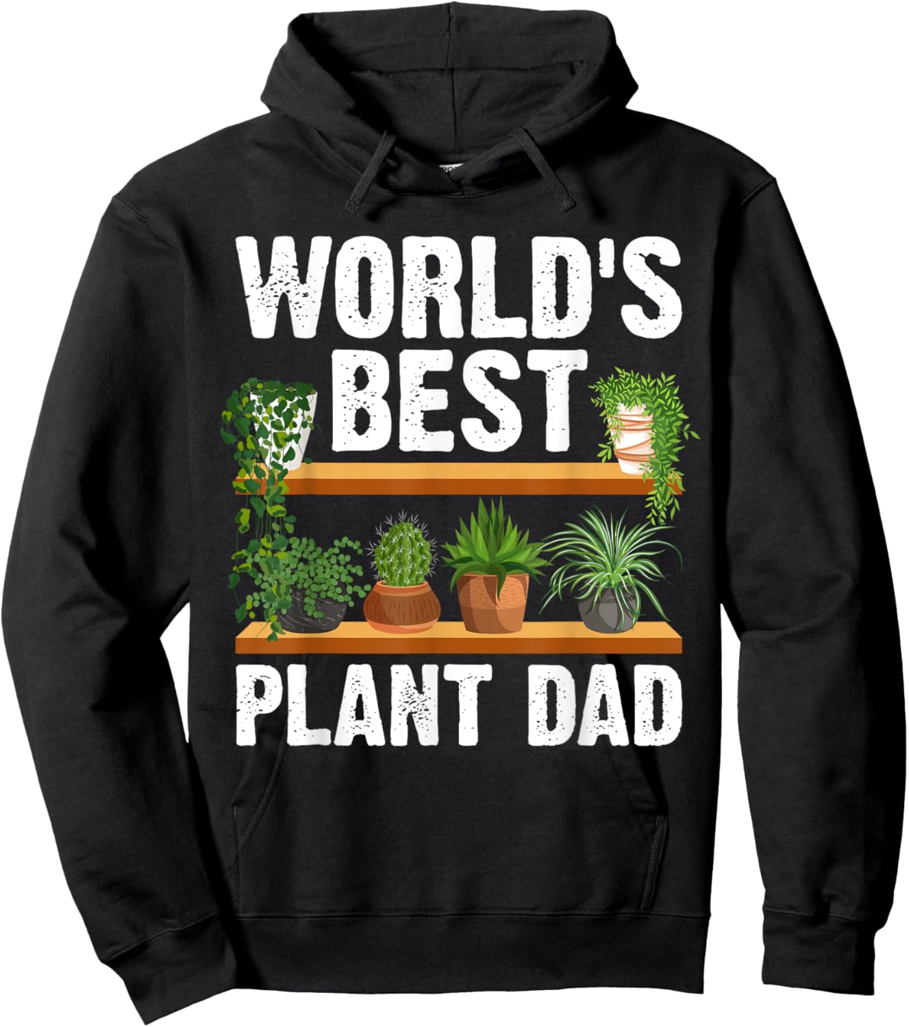 Funny Plant Dad Art Dad Garden Gardener Plant Lovers Hoodie - Hoodie | Black