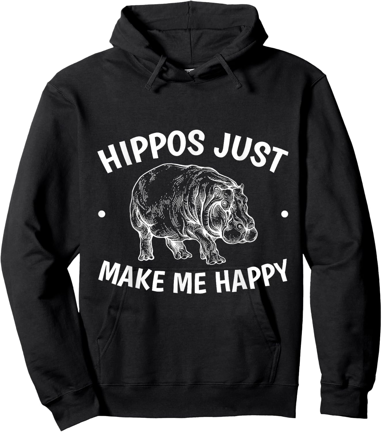 Hippopotamus Zoologists Animal Hippo Lovers Zoo Lovers Hoodie - Hoodie | Black