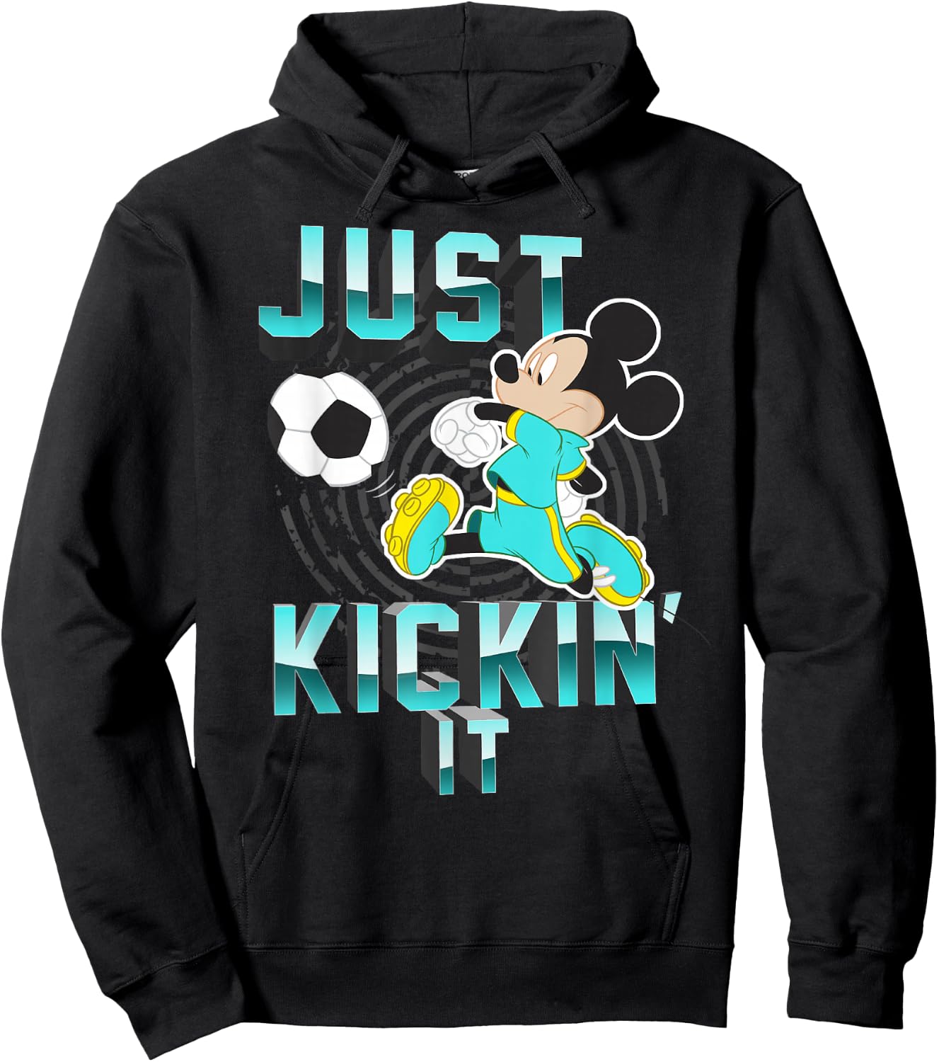 Disney Mickey Mouse Just Kickin' It Soccer Hoodie - Hoodie | Black