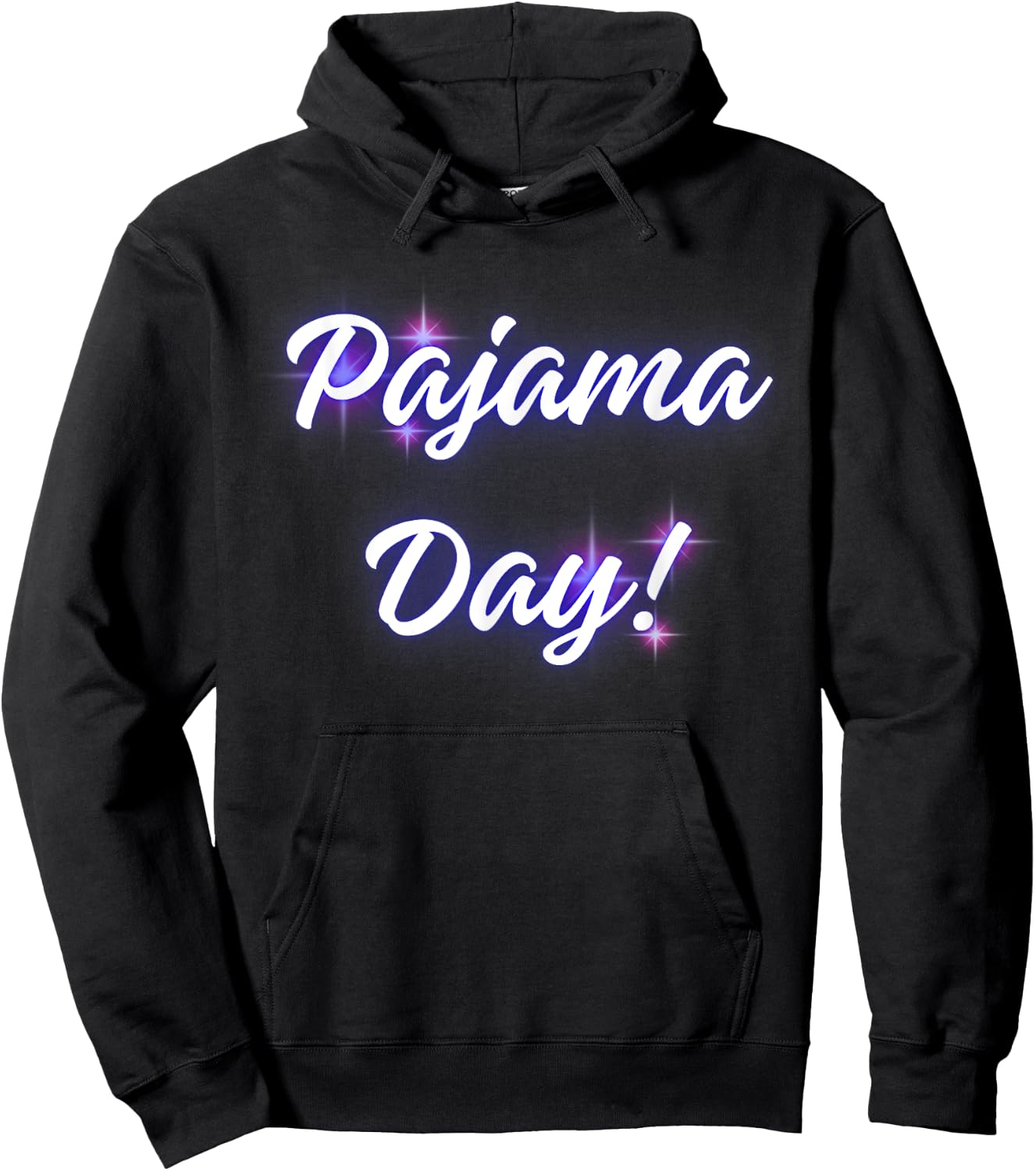 Pajama Day at School! Teachers, Students, Faculty, Staff! PJ Hoodie - Hoodie | Black