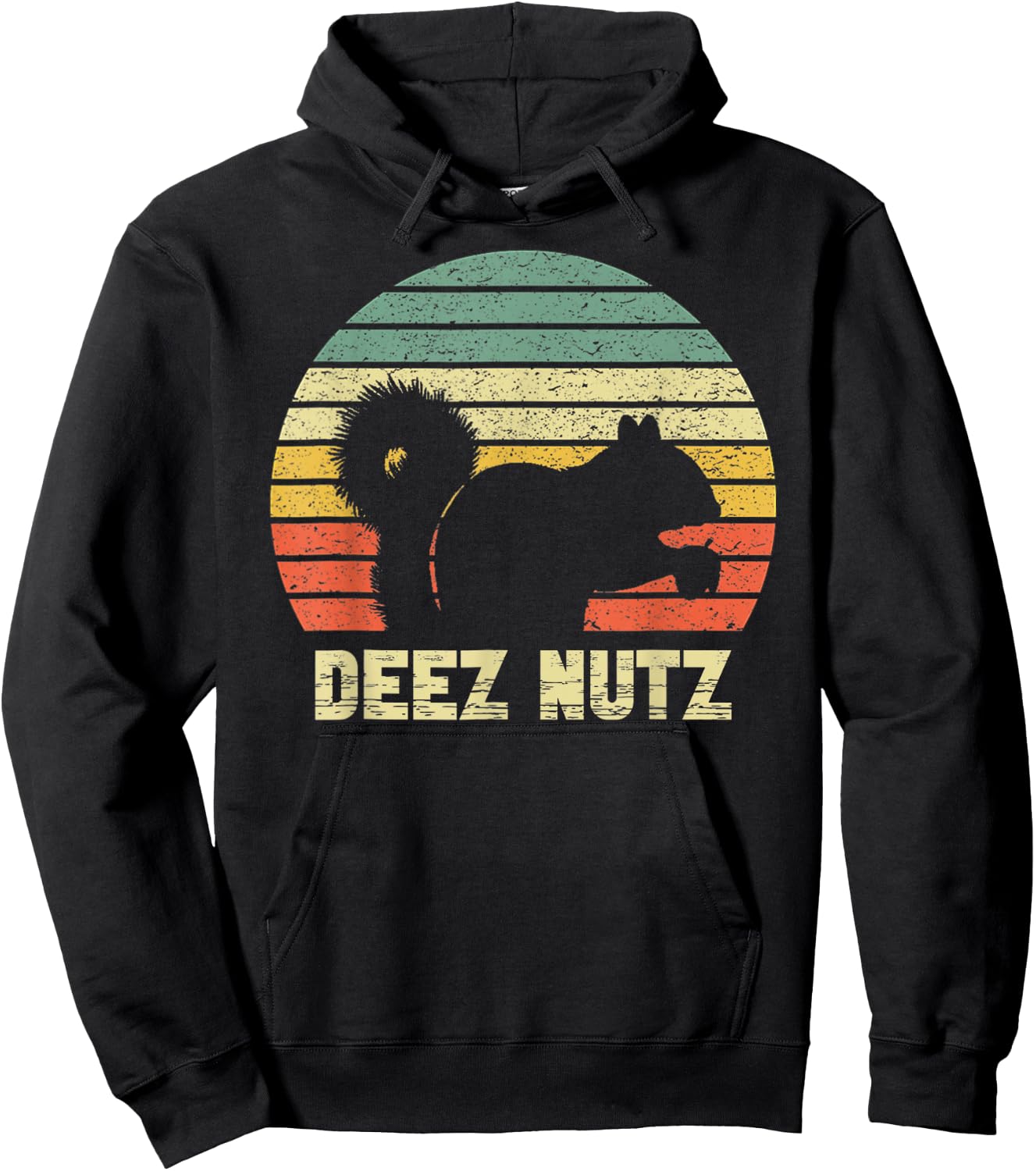 Deez Nuts Nutcracker Squirrel Deez Nutz Deezs Nut Funny Hoodie - Hoodie | Black