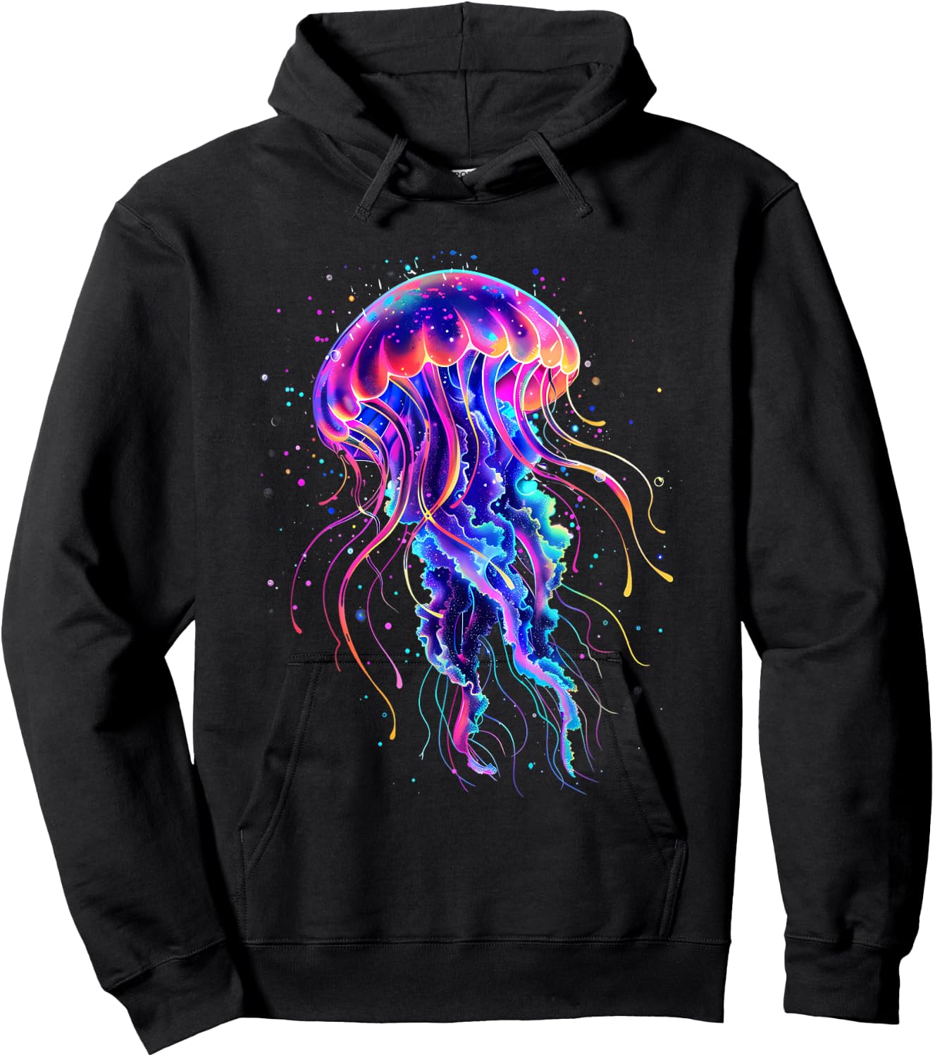 Sea Ocean Jellyfish Marine Mammal Ocean Sea Animal Jellyfish , black Hoodie - Hoodie | Black