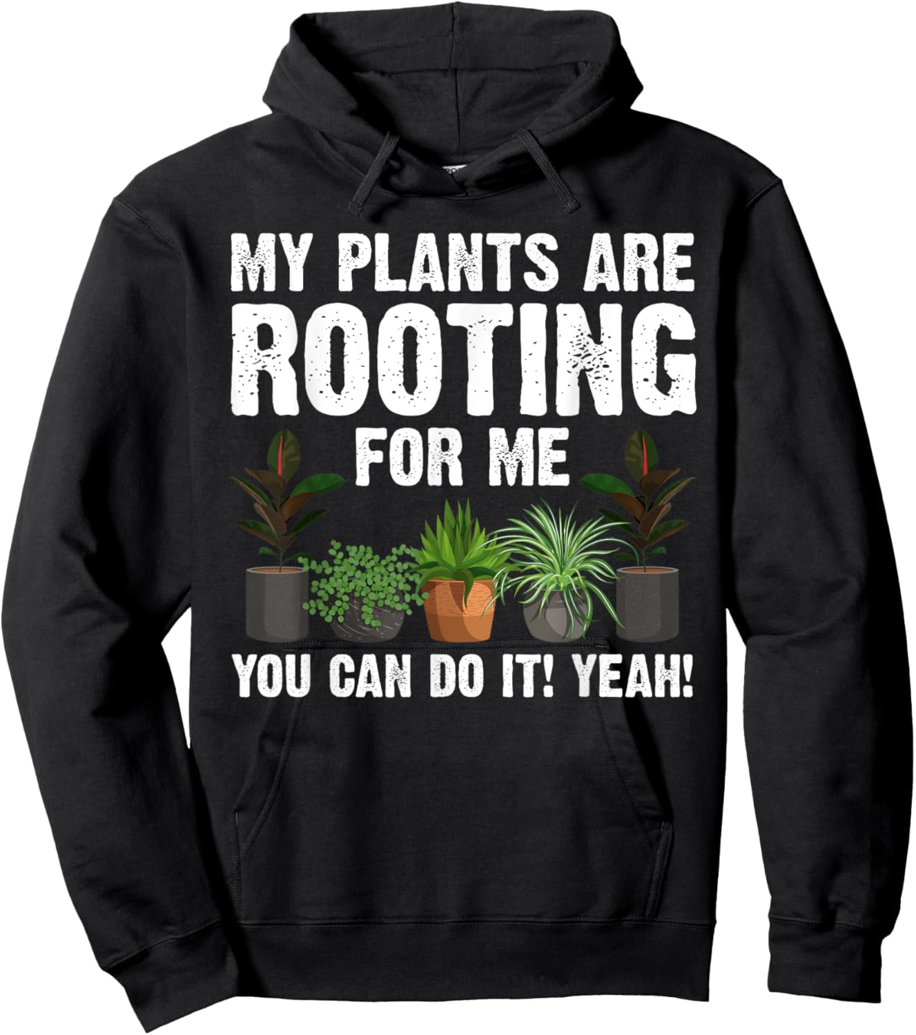 Funny Gardening Design Women Gardener Plant Lover Hoodie - Hoodie | Black