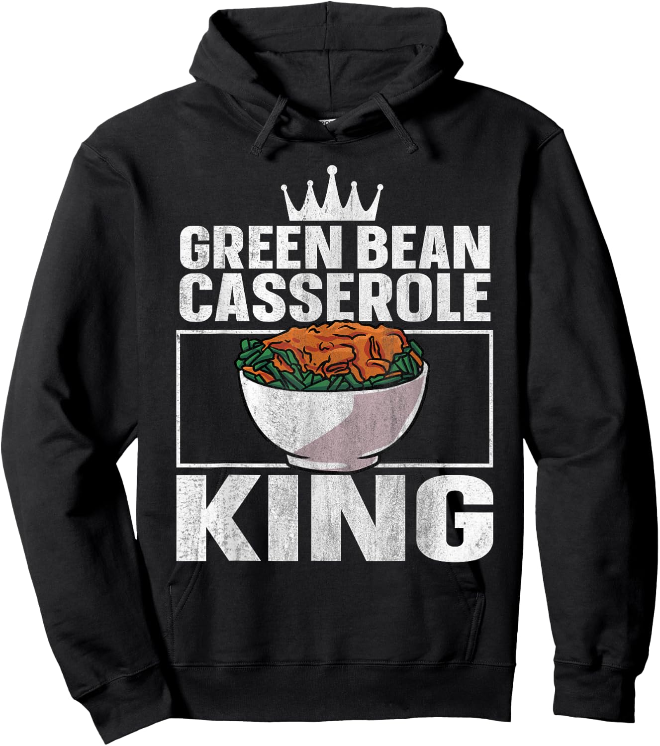 Green Bean Casserole King Hoodie - Hoodie | Black