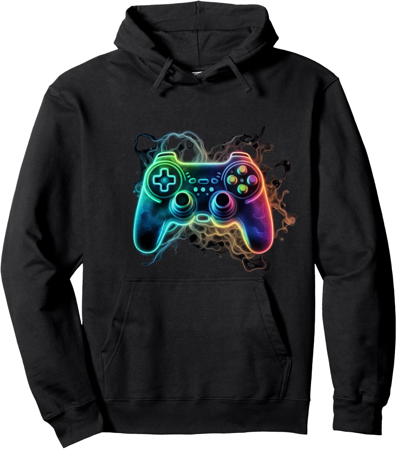 Video Games Video Game Controller Shock Lightning Bolt Gamer , black Hoodie - Hoodie | Black