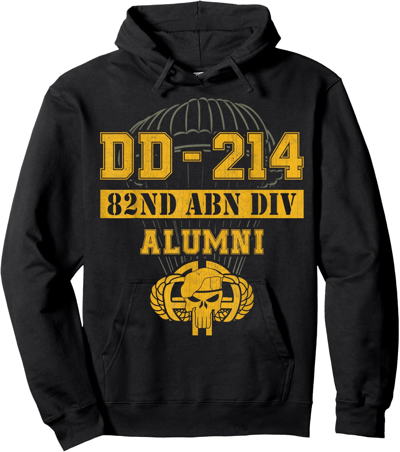 DD214 Alumni 82nd Airborne Veteran Retirement Shirts Hoodie - Hoodie | Black