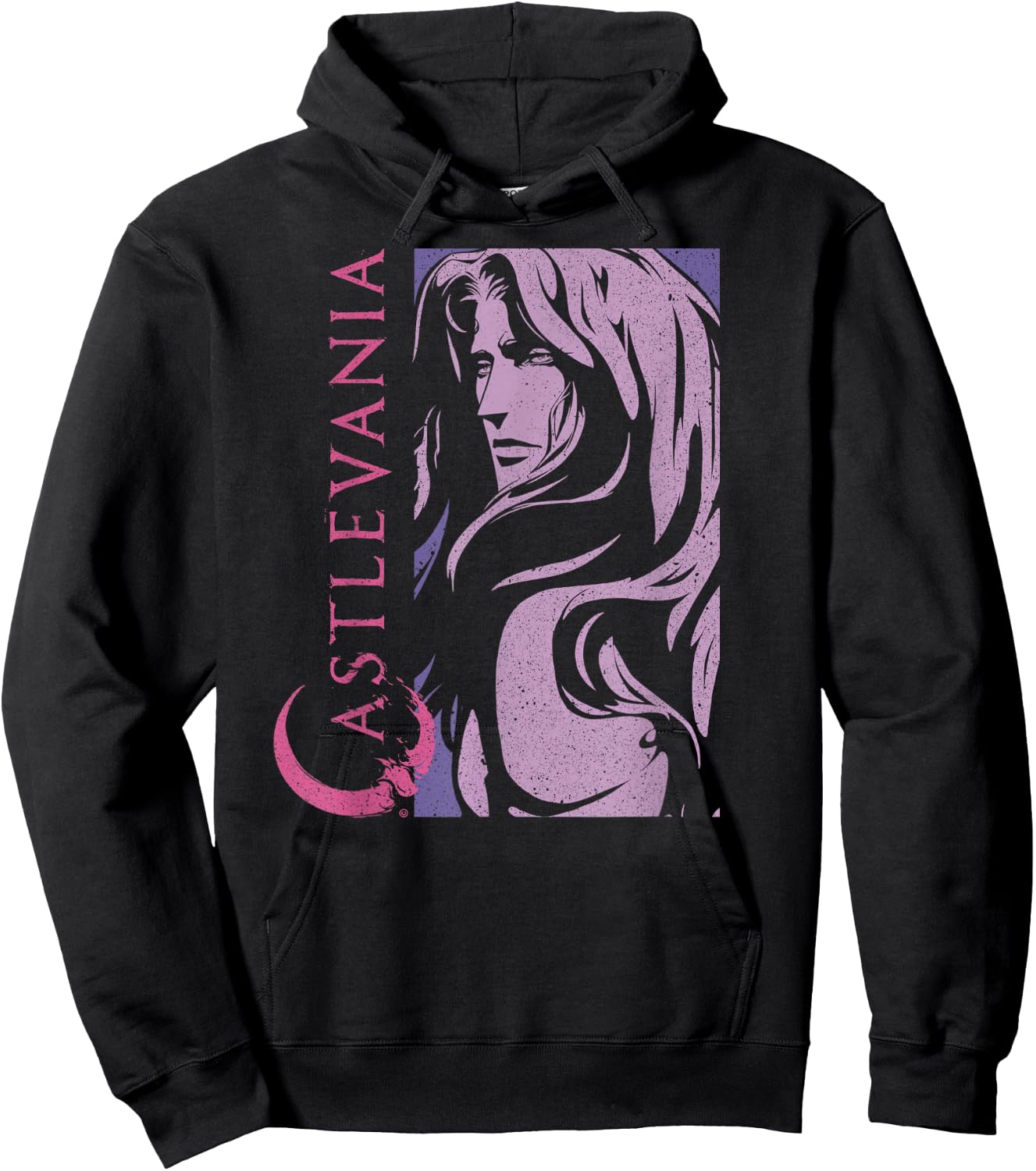 Castlevania Alucard Dark Portrait Hoodie - Hoodie | Black