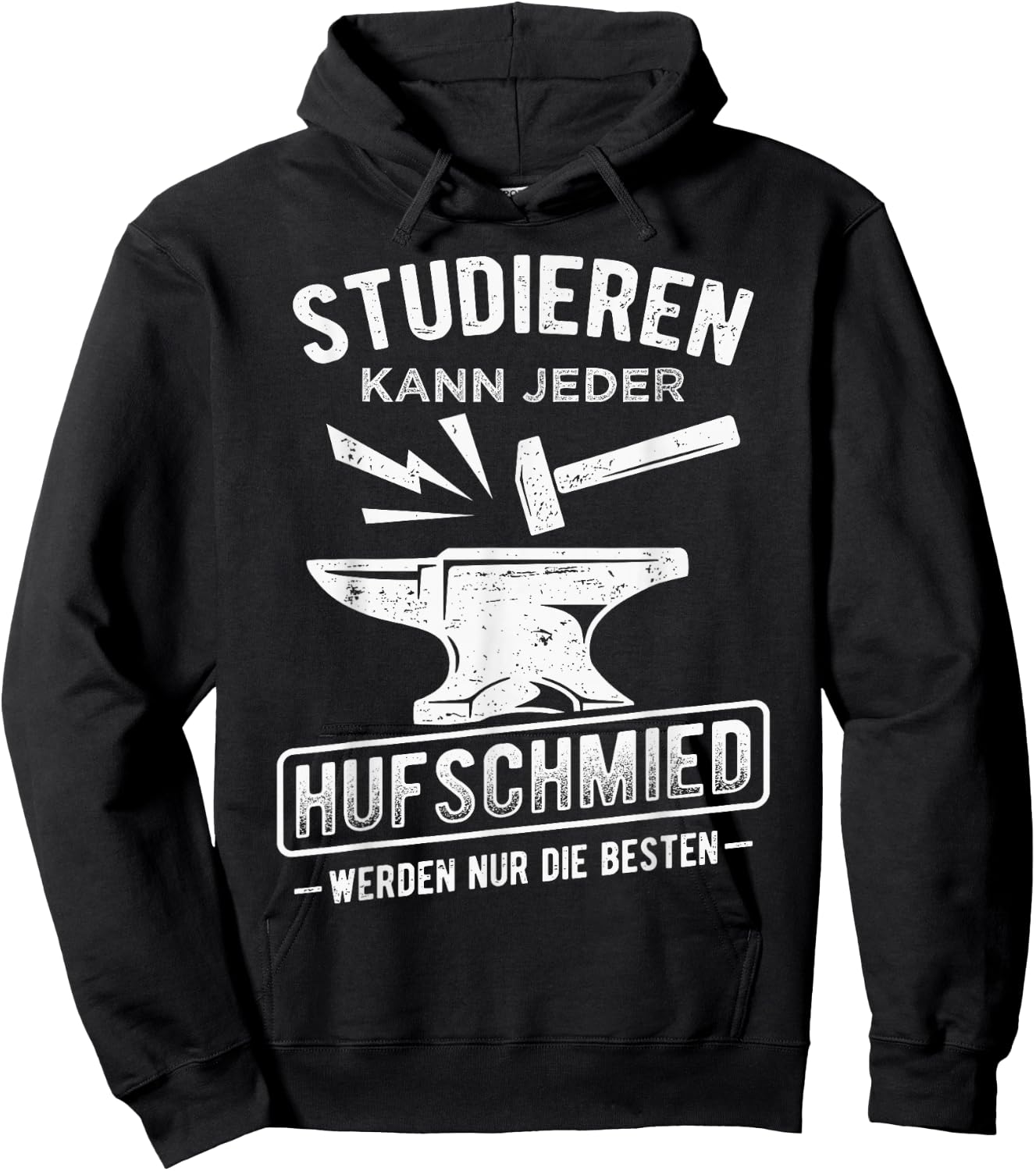 Men's Studier kann jeder Hufschmied werden nur die Beste Hoodie - Hoodie | Black