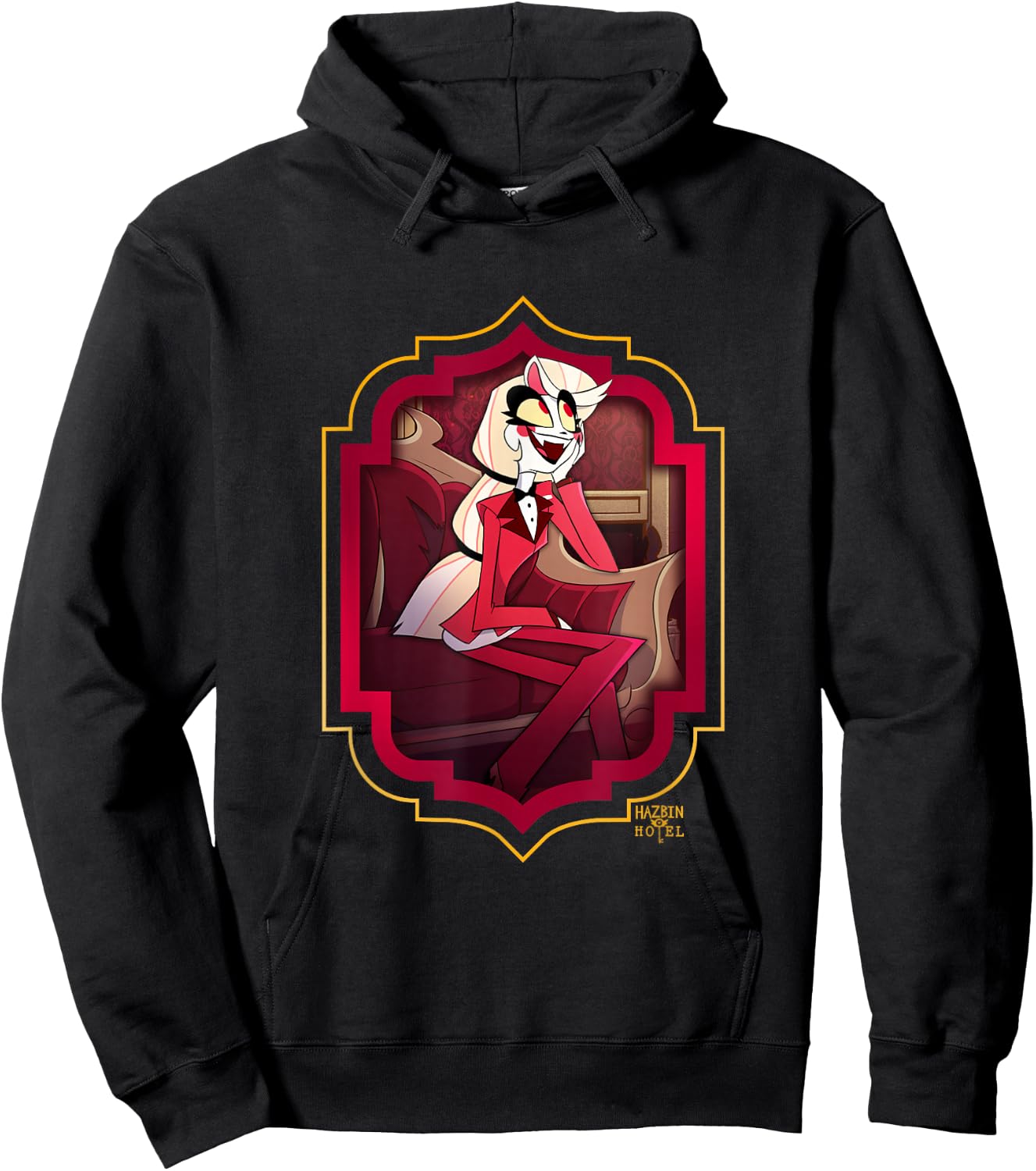 Hazbin Hotel - Charly , black Hoodie - Hoodie | Black