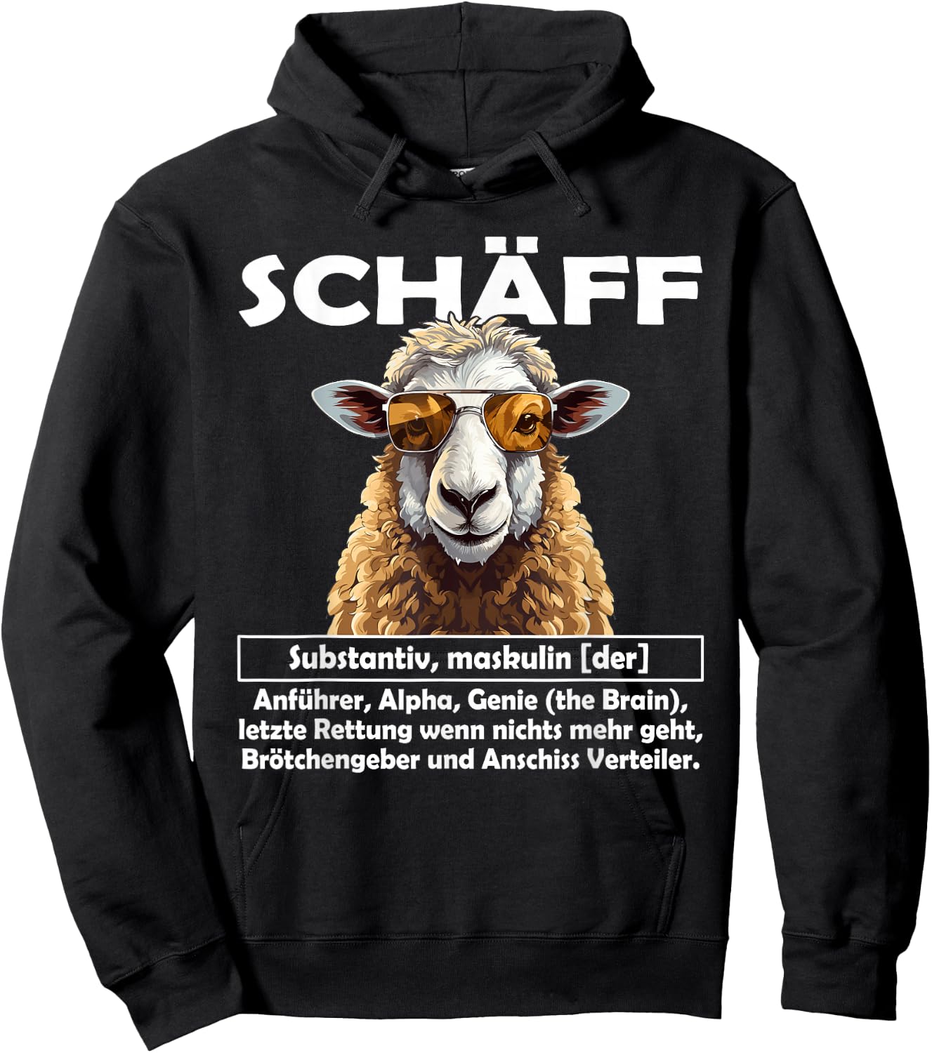 Supervisor | Chef | Schäff , black Hoodie - Hoodie | Black