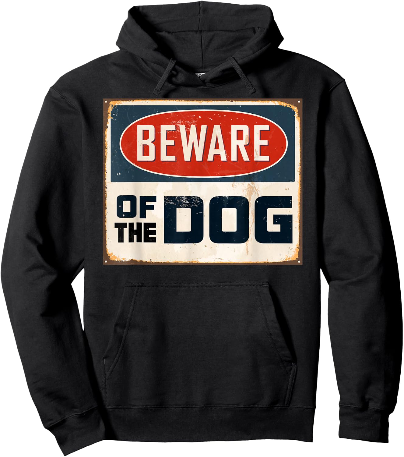 Beware of the Dog Hoodie - Hoodie | Black