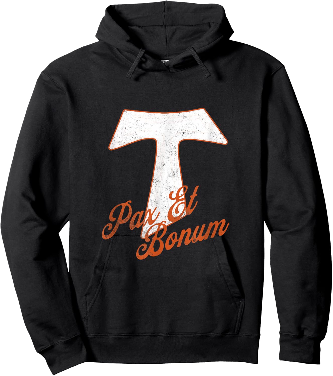 Tau Cross Number Cross Hoodie - Hoodie | Black