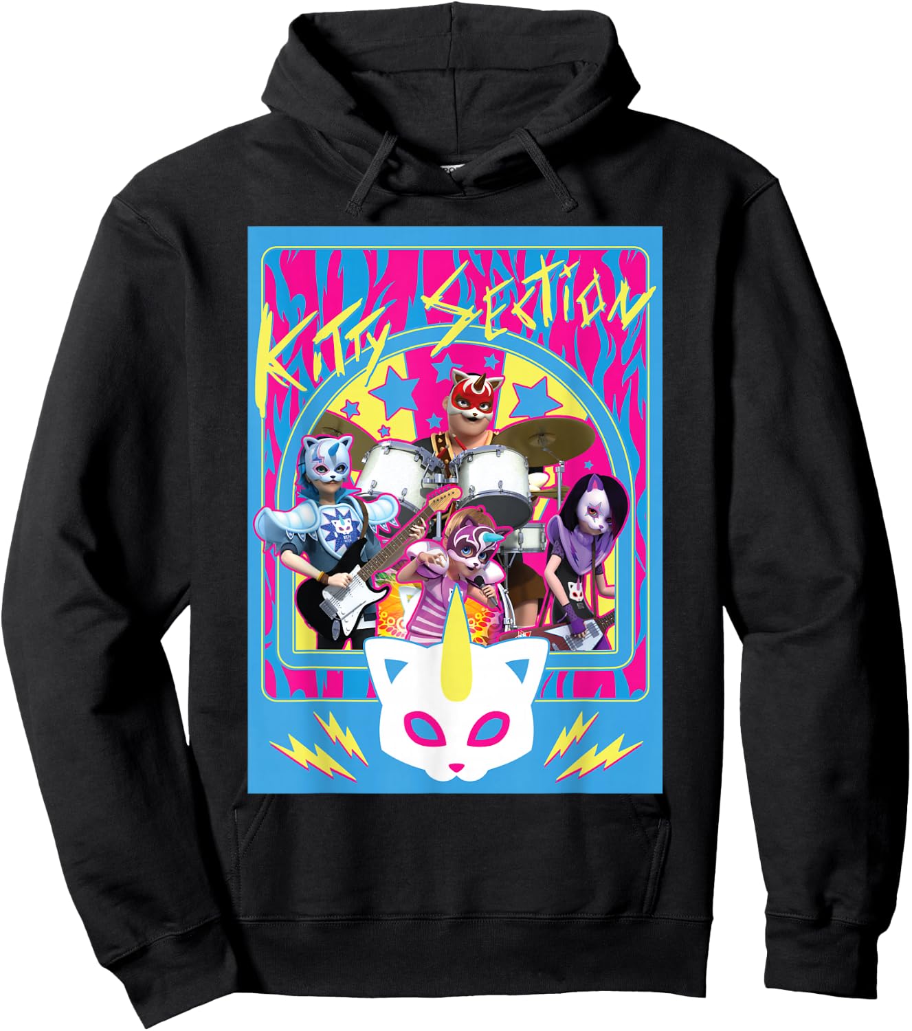 Miraculous Ladybug Music Kitty Section Poster Hoodie - Hoodie | Black