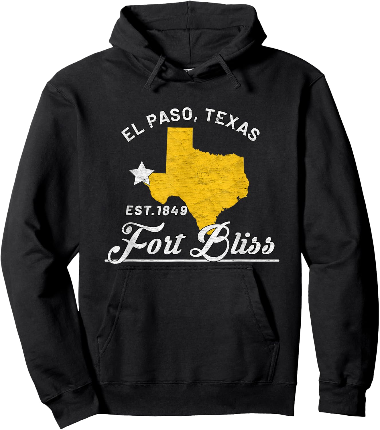 Fort Bliss El Paso Texas Tx 1st Armored Division Hoodie - Hoodie | Black