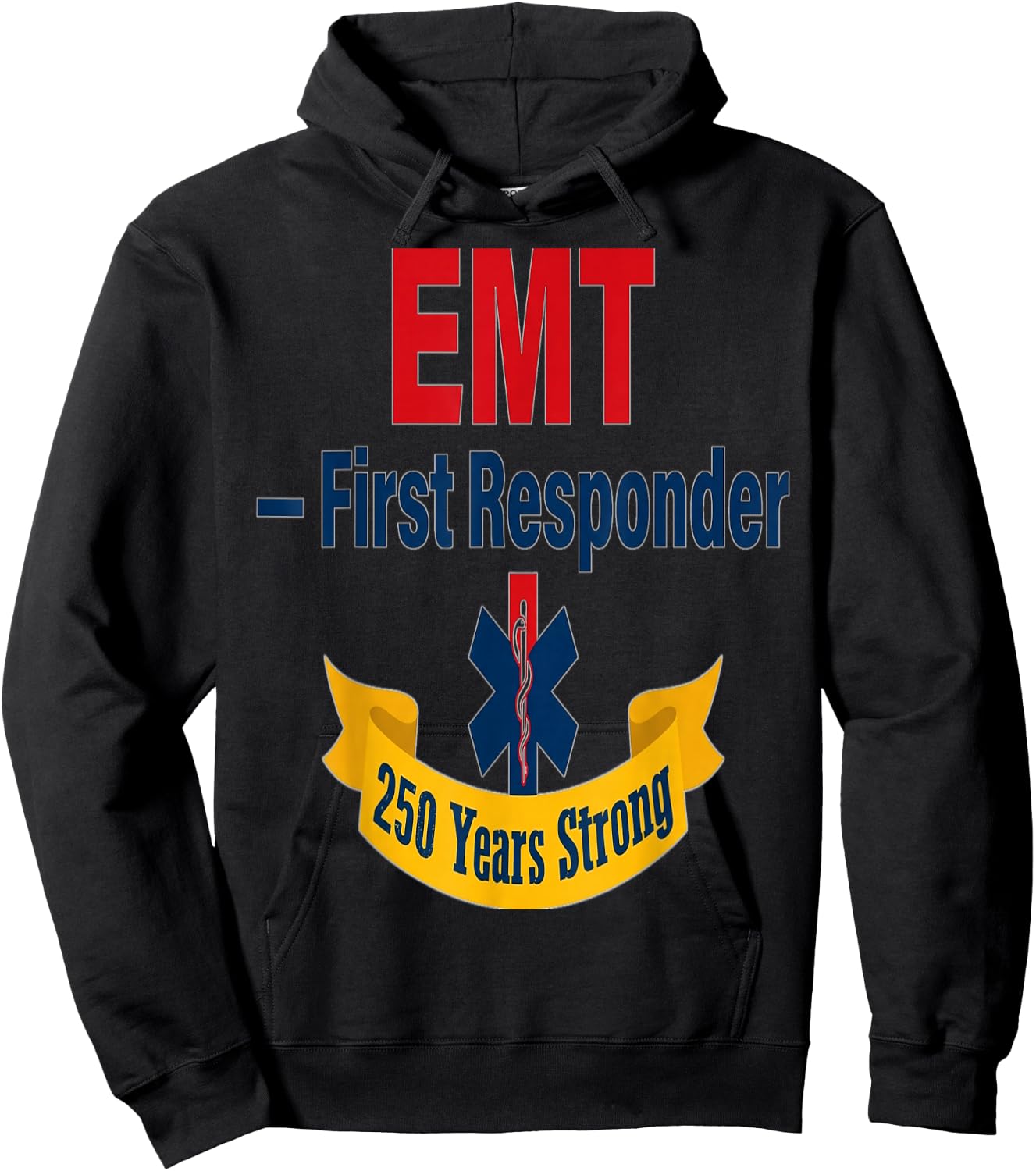 EMT First Responder 25 Hoodie - Hoodie | Black