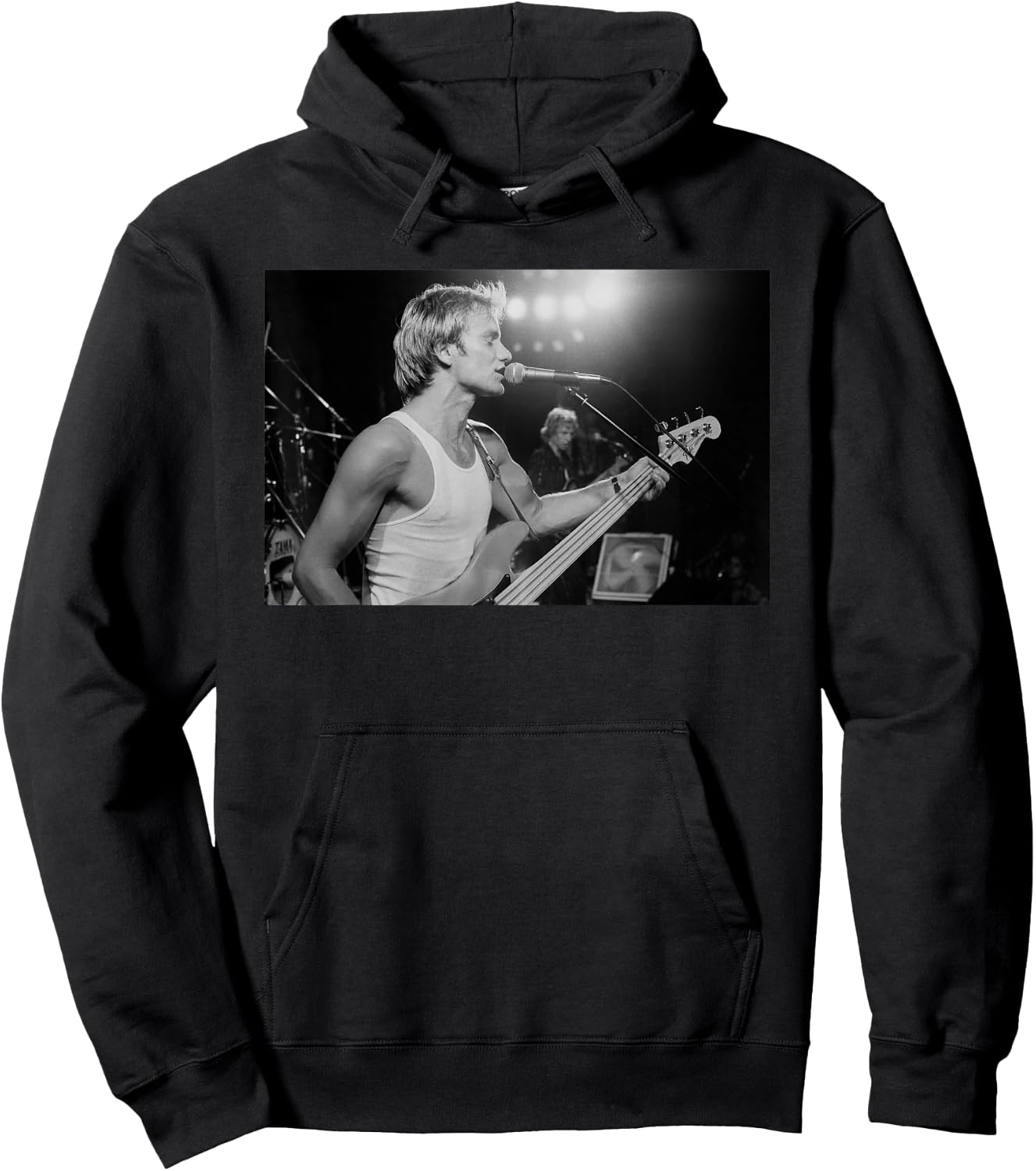 The Police Sting Singer On American Tour 1980 , grey, S Hoodie - Hoodie | Black