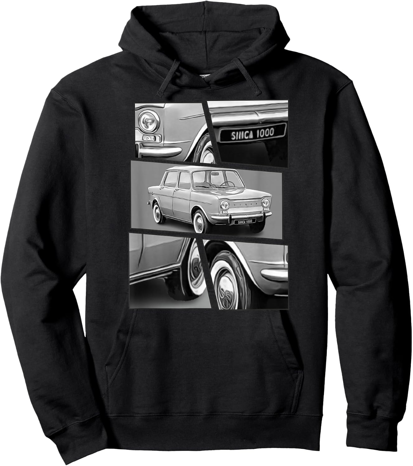 SIMCA 1000 , Black, S Hoodie - Hoodie | Black