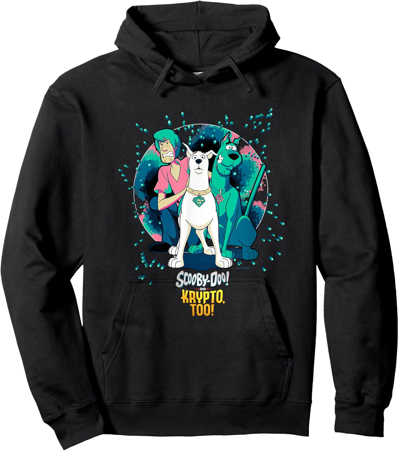 Scooby-Doo! and Krypto, Too! Super Krypto Hero Trio Hoodie - Hoodie | Black