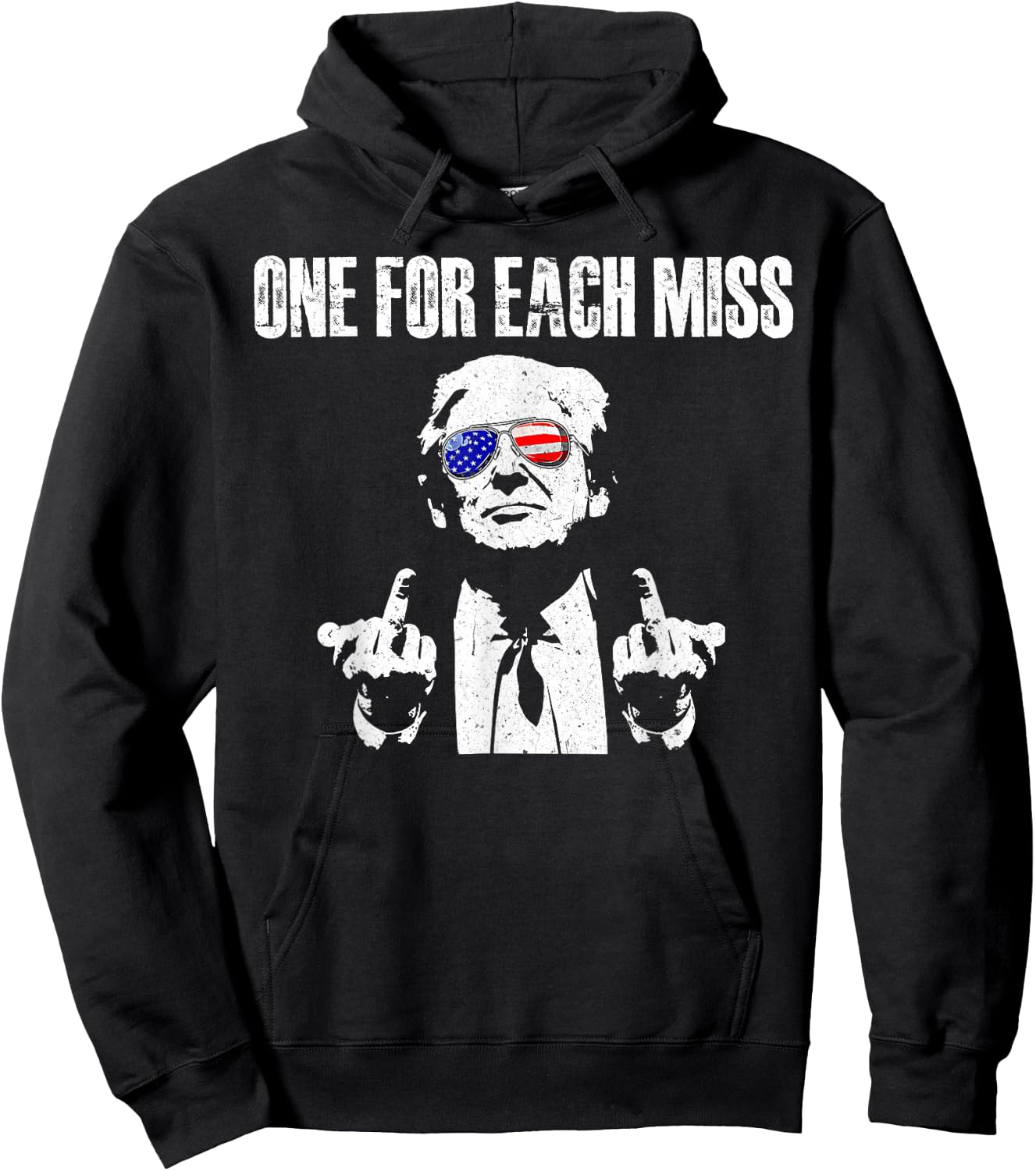 Trump One For Each Miss Hoodie - Hoodie | Black