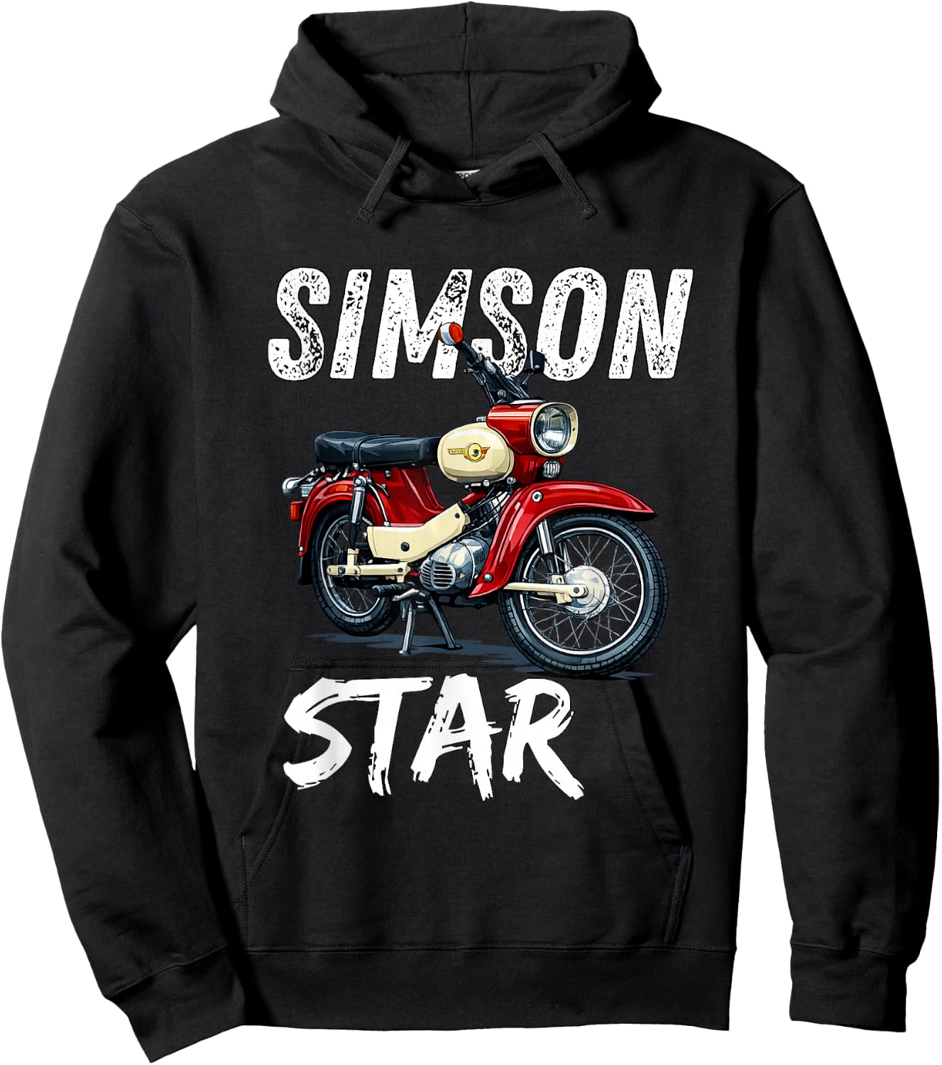 Simson SR4-2 Star MOFA Kult Motorrad DDR Klassiker Retro Hoodie - Hoodie | Black