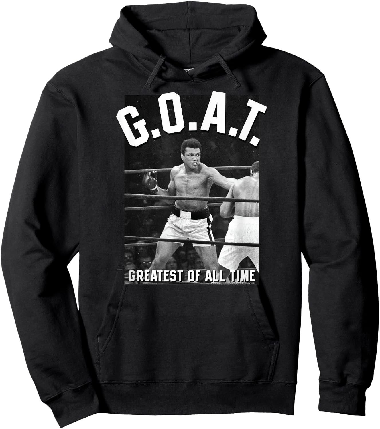 Muhammad Ali - G.O.A.T. Hoodie - Hoodie | Black