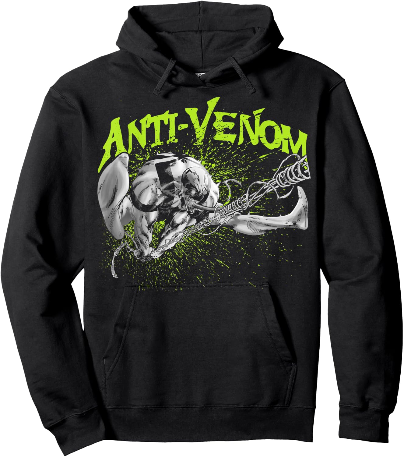 Marvel Venom Anti Venom Swing Splatter Graphic Hoodie - Hoodie | Black