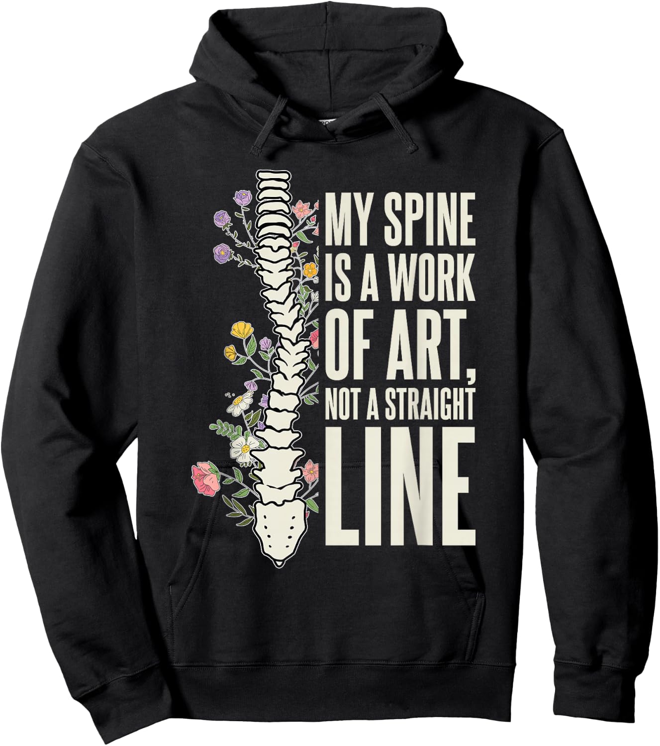 Skoliose Krieger Skoliose Chirurgie Erholung Hoodie - Hoodie | Black