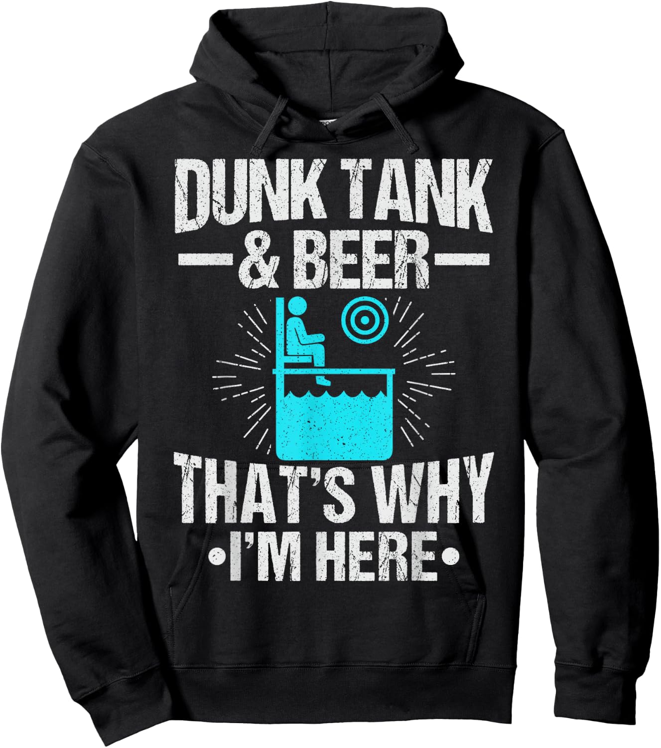 Dunk me Dunking Booth Quote for a Dunk tank fan Hoodie - Hoodie | Black